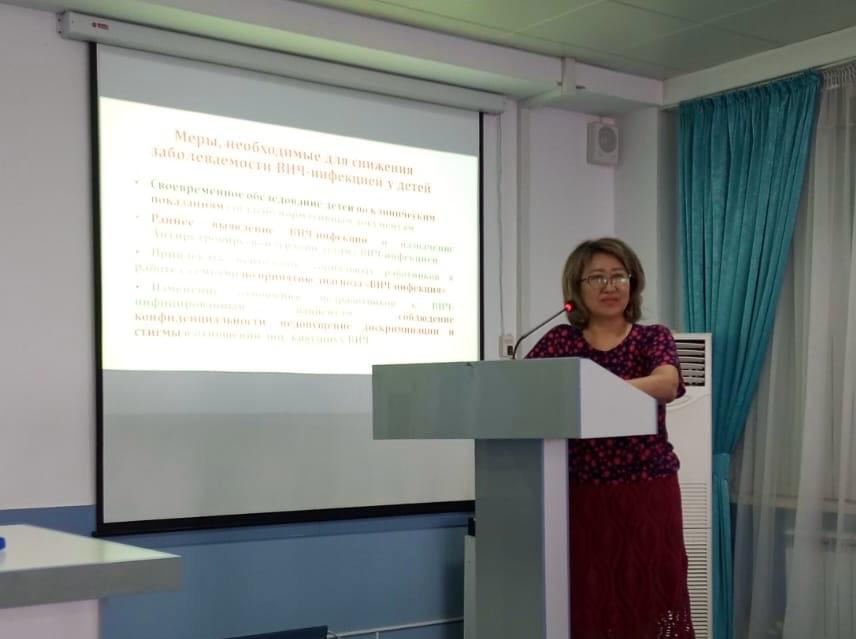 Жамбыл облыстық көпбейінді  балалар ауруханасында АИТВ/ЖИТС-тің алдын алу бойынша семинар-тренинг өтті
