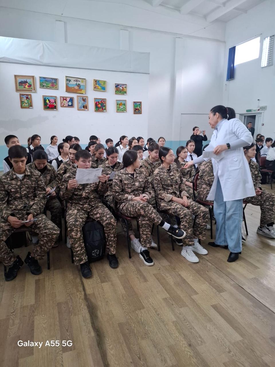 №36 орта мектепте АИТВ-ның алдын алу бойынша ақпараттық кездесу өтті