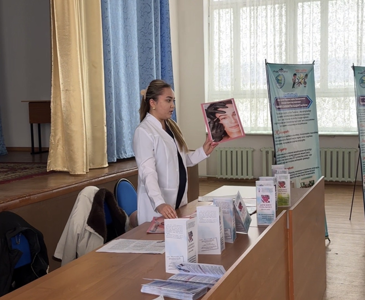 №14 орта мектеп оқушыларына профилактикалық ақпараттық дәріс өткізілді